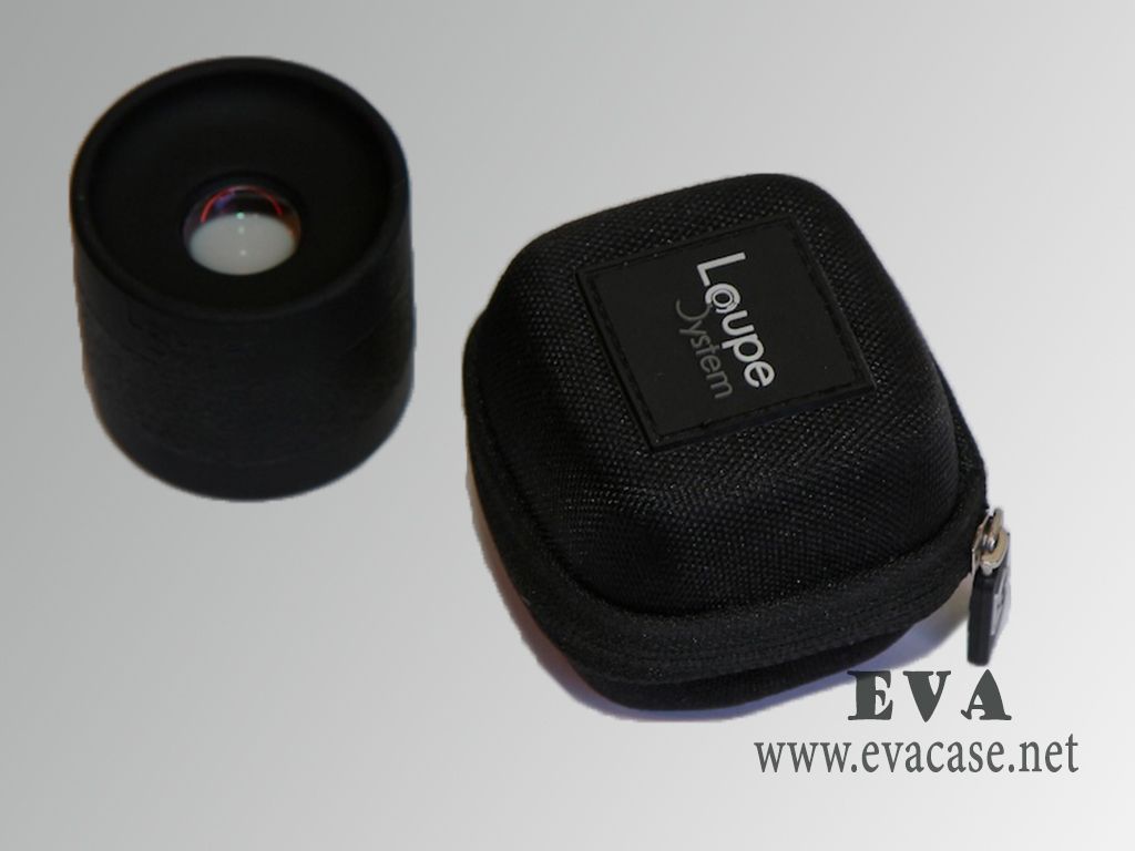 Loupe System small EVA loupe zipper case for watch repairs nylon coated